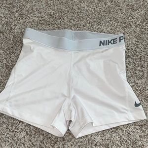 White Nike Pros